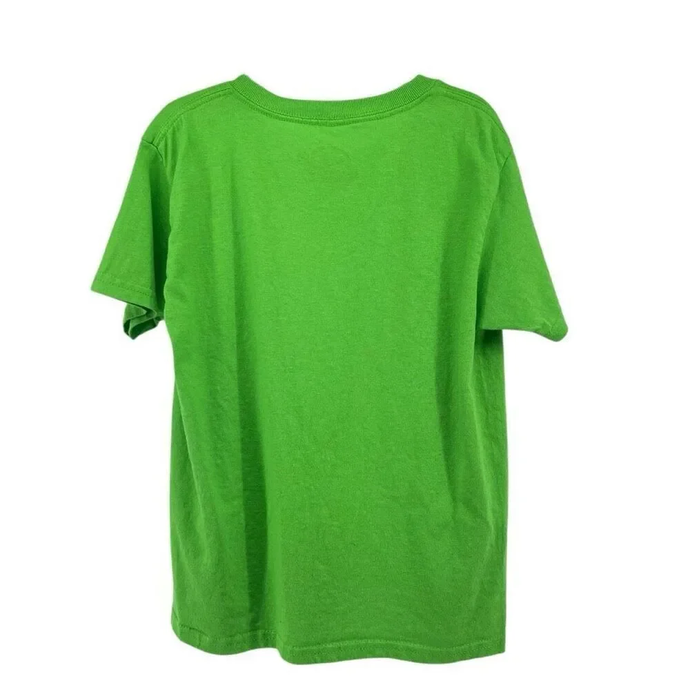 Crayola Experience Youth Screamin’ Green Crayon T-Shirt XS Crewneck Short Sleeve